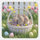 Recherche de panier de pâques autocollants Tulipes