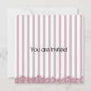 Recherche de rayures roses invitations Mother to be