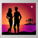 Suche nach couple silhouette kunst Sonnenuntergang