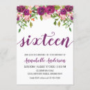Recherche de floral pourpre rose invitations Violet