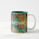 Recherche de batik tasses Tissu