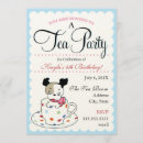 Recherche de tasse de thé invitations Rétro