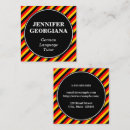 Recherche de école de langues cartes visite Teacher