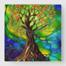 Recherche de arbre la vie horloges Coloré