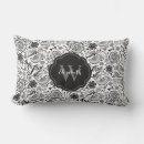 Recherche de noir blanc floral coussins Moderne