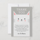 Recherche de chatons mignons vœux cartes Chat blanc