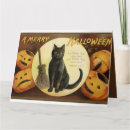 Recherche de witch cartes halloween Chat noir