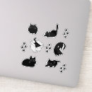 Recherche de caniche noir autocollants Noir et blanc