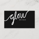 Recherche de lueur cartes visite Maquillage