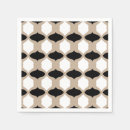 Recherche de motif noir et blanc serviettes Moderne