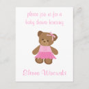 Recherche de ours nounours invitations Mother to be