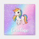 Suche nach regenbogen einhorn magnete Personalisiert