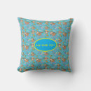 Recherche de fleur bleue fleur coussins Tendance