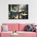 Recherche de rayons impressions sur toile Feuille