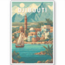 Recherche de djibouti autocollants Drapeau de djibouti