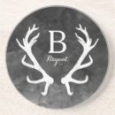 Recherche de cerfs communs dessous de verres Gris