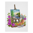 Recherche de peintre posters Chevalet