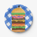Recherche de hamburger assiettes en papier Anniversaire