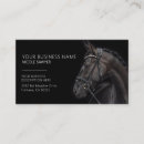 Recherche de profil cheval cartes visite Équestre