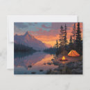 Recherche de feu de camp cartes postales Montagnes