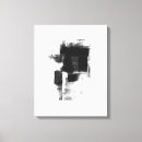 Recherche de abstrait minimaliste art Noir et blanc