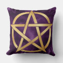 Recherche de pentagramme coussins Violet