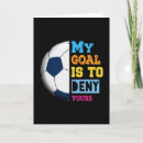 Recherche de gardien de but vœux cartes Joueur de football