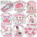 Recherche de squelette drôle autocollants Rétro