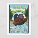 Recherche de castor cartes postales Oregon