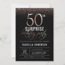 Recherche de 50th anniversaire invitations Noir