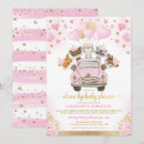 Recherche de douche brune rose de bébé invitations Pour elle