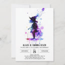 Suche nach niedlicher zauberer einladungen Aquarell