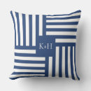 Suche nach blaue weiße streifen kissen Für sie/ihn