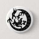Suche nach schwarzer drache buttons Schwarz weiß