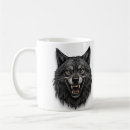 Suche nach wolf im schnee tassen Wald