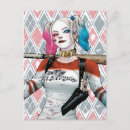 Recherche de supervillain cartes postales Harley quinn