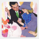 Recherche de leader autocollants Dame