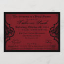 Recherche de damask bridal shower invitations Rouge