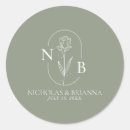 Recherche de vert et blanc mariage autocollants Pour eux