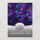 Suche nach pfau hochzeits einladungen Lila