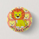 Recherche de lion de bébé badges Safari