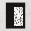 Recherche de visages cartes postales Noir et blanc