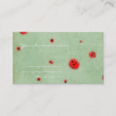 Recherche de cerises rouges cartes visite Vintage