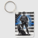 Recherche de police k9 porteclés Application de la loi