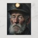 Recherche de mineur cartes postales Miner