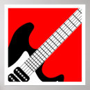 Recherche de guitare art Noir et blanc
