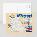 Recherche de drapeau missouri cartes postales États unis