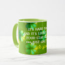 Recherche de trèfle 4 feuilles tasses Shamrock
