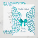 Recherche de turquoise et blanc invitations Élégant et élégant