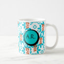 Recherche de les années 50 tasses Monogramme
